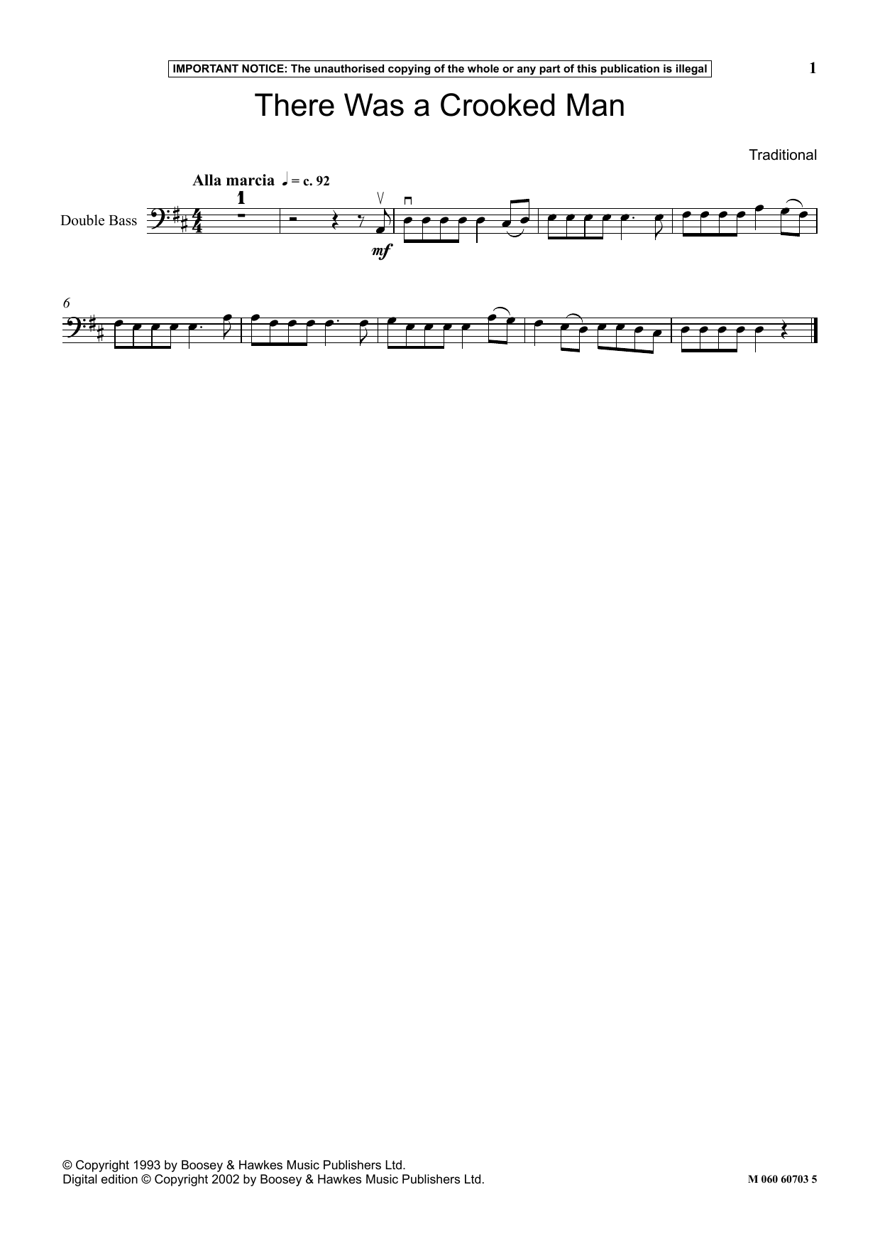 Traditional There Was A Crooked Man sheet music notes and chords arranged for Instrumental Solo