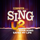 U2 'Your Song Saved My Life (from Sing 2)' Piano, Vocal & Guitar Chords (Right-Hand Melody)