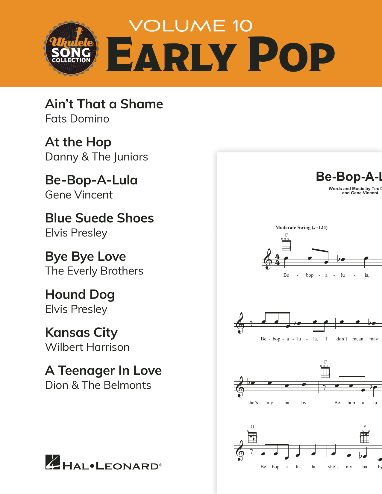 Various Ukulele Song Collection, Volume 10: Early Pop sheet music notes and chords arranged for Ukulele Collection