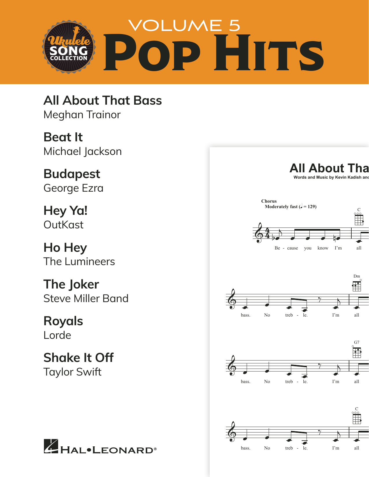 Various Ukulele Song Collection, Volume 5: Pop Hits sheet music notes and chords arranged for Ukulele Collection