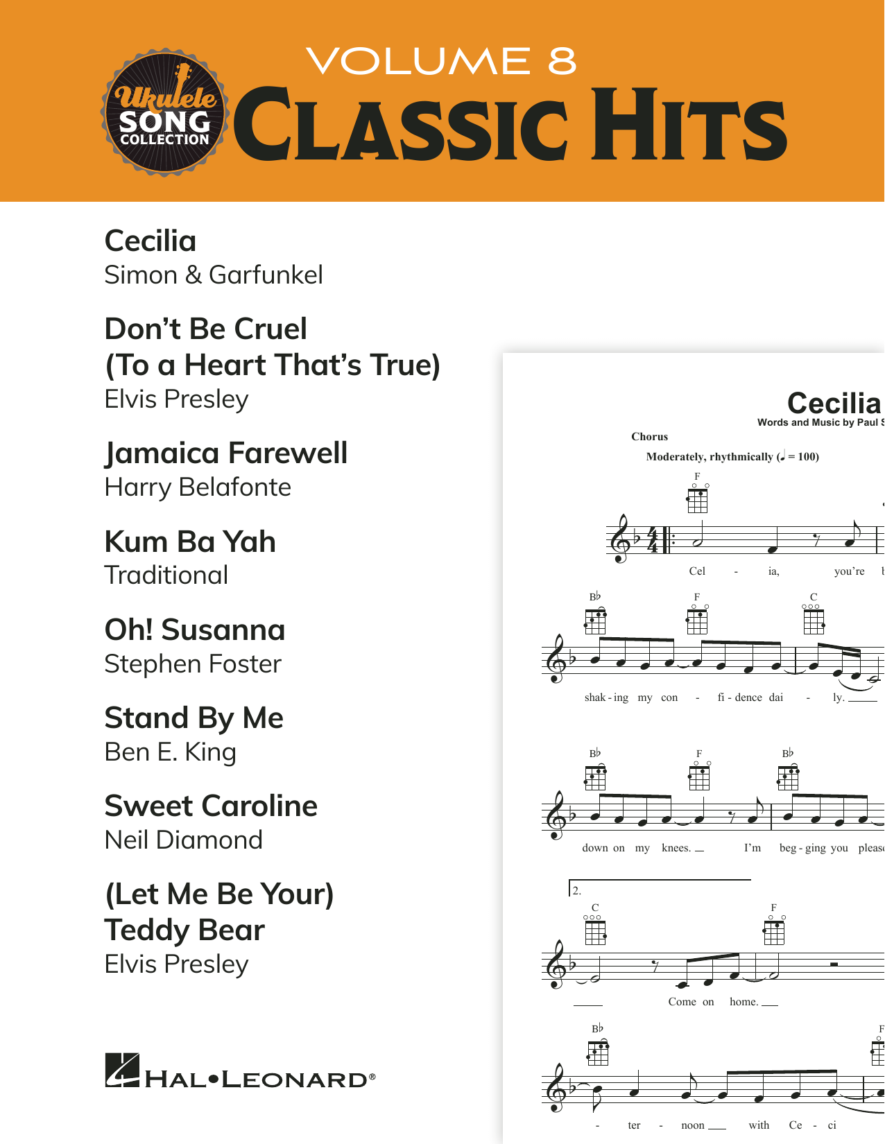 Various Ukulele Song Collection, Volume 8: Classic Hits sheet music notes and chords arranged for Ukulele Collection
