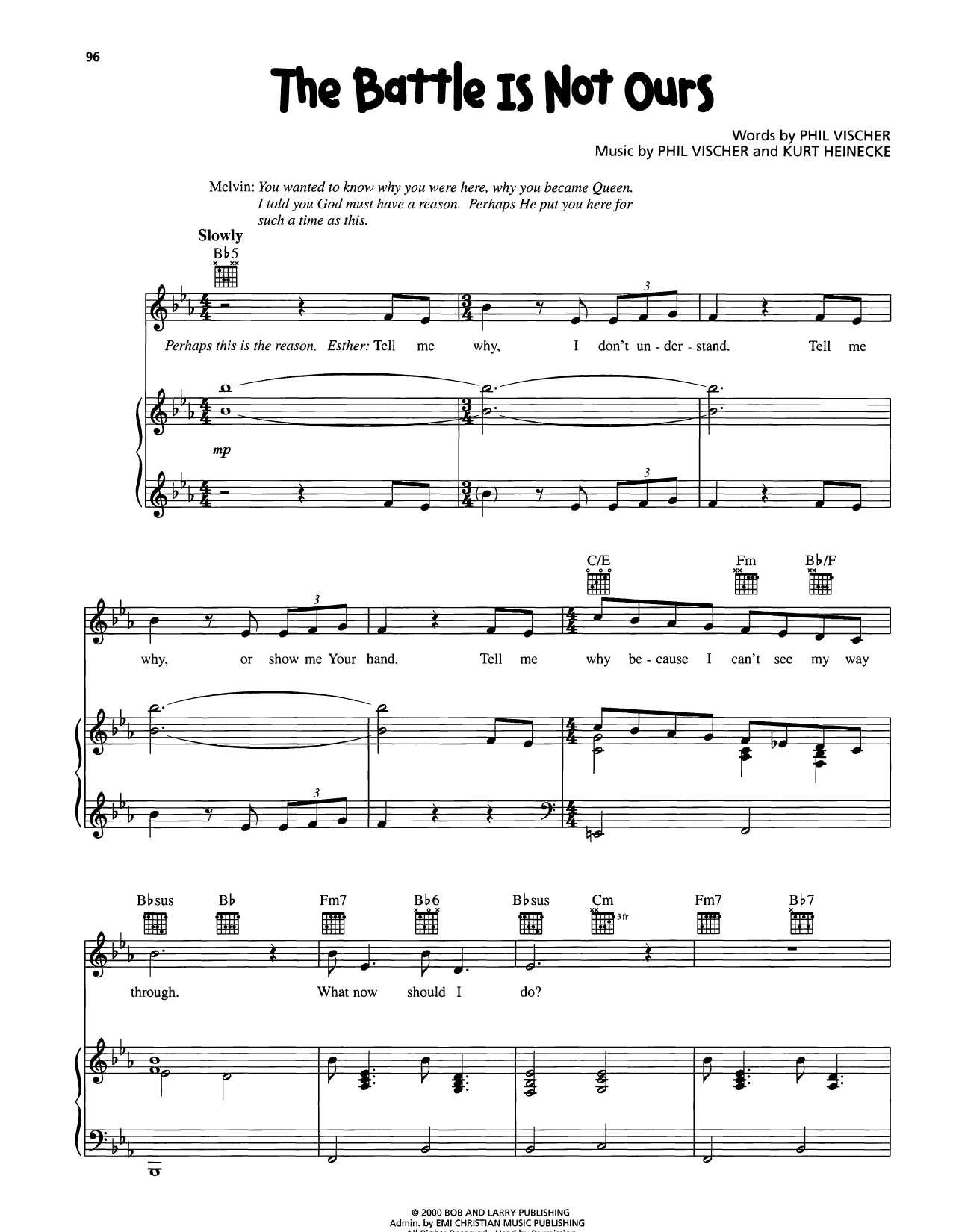 VeggieTales The Battle Is Not Ours sheet music notes and chords arranged for Piano, Vocal & Guitar Chords (Right-Hand Melody)