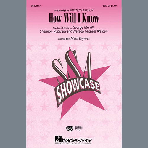 Easily Download Whitney Houston Printable PDF piano music notes, guitar tabs for  SSA Choir. Transpose or transcribe this score in no time - Learn how to play song progression.