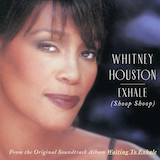 Whitney Houston 'Exhale (Shoop Shoop)' Piano, Vocal & Guitar Chords (Right-Hand Melody)