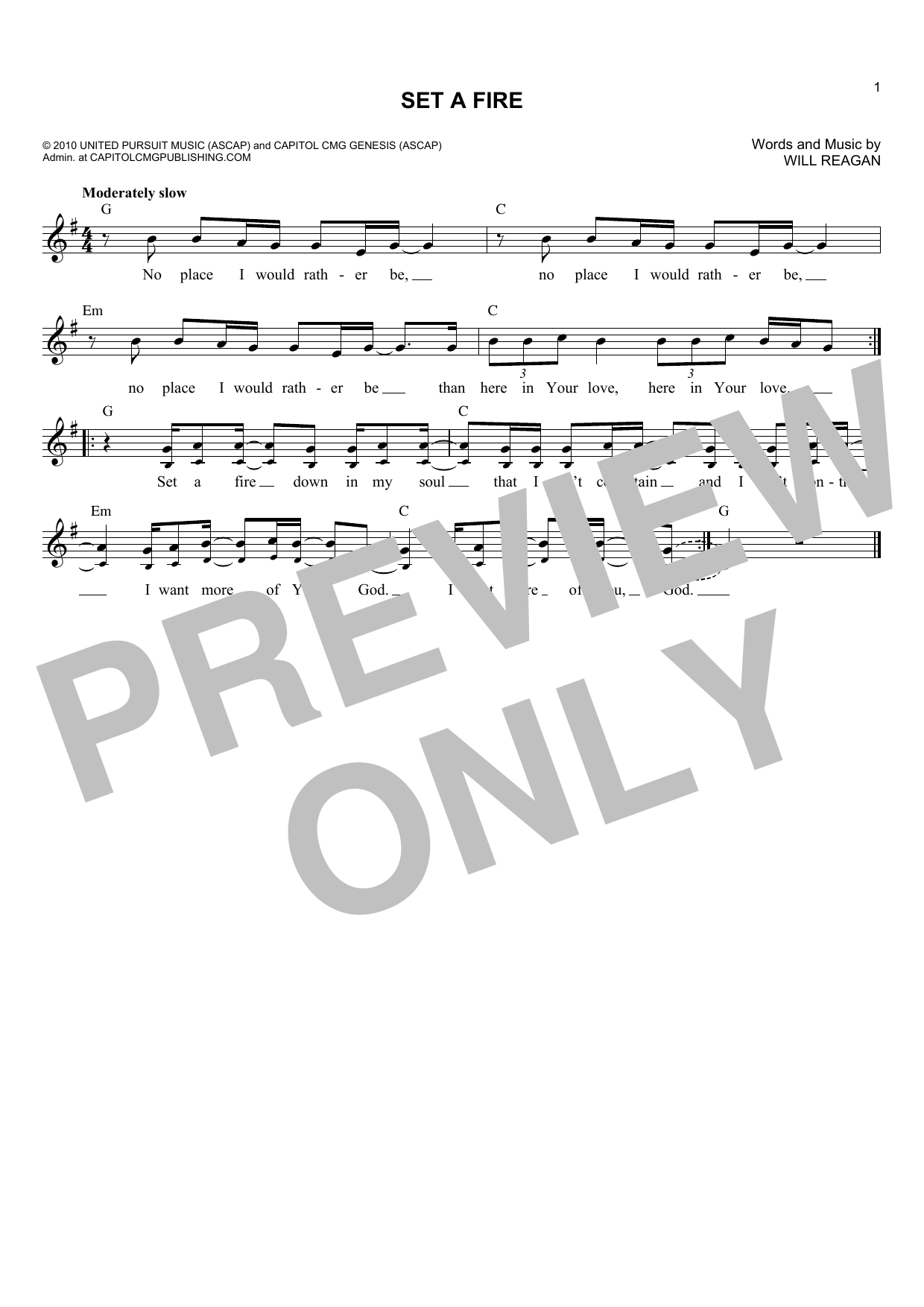 Will Reagan Set A Fire sheet music notes and chords arranged for Lead Sheet / Fake Book