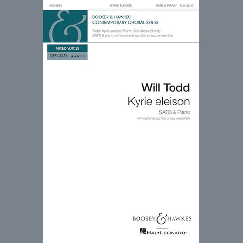 Easily Download Will Todd Printable PDF piano music notes, guitar tabs for  SATB Choir. Transpose or transcribe this score in no time - Learn how to play song progression.