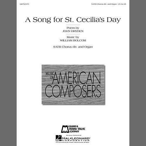Easily Download William Bolcom Printable PDF piano music notes, guitar tabs for  SATB Choir. Transpose or transcribe this score in no time - Learn how to play song progression.