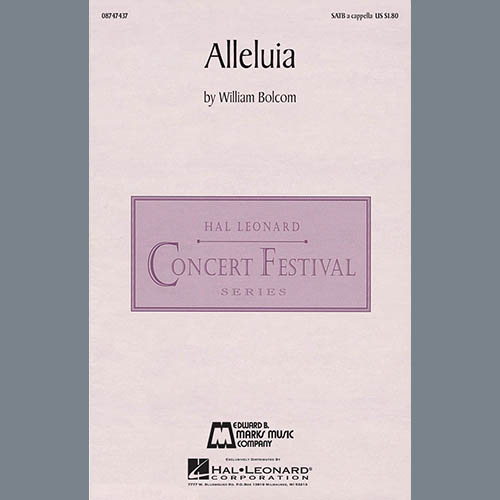Easily Download William Bolcom Printable PDF piano music notes, guitar tabs for  SATB Choir. Transpose or transcribe this score in no time - Learn how to play song progression.