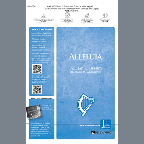 Easily Download William K. Brehm Printable PDF piano music notes, guitar tabs for  SATB Choir. Transpose or transcribe this score in no time - Learn how to play song progression.