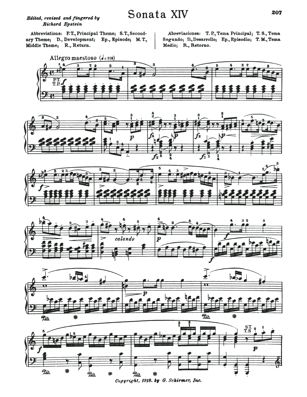 Wolfgang Amadeus Mozart Sonata In A Minor, K. 310 sheet music notes and chords arranged for Piano Solo
