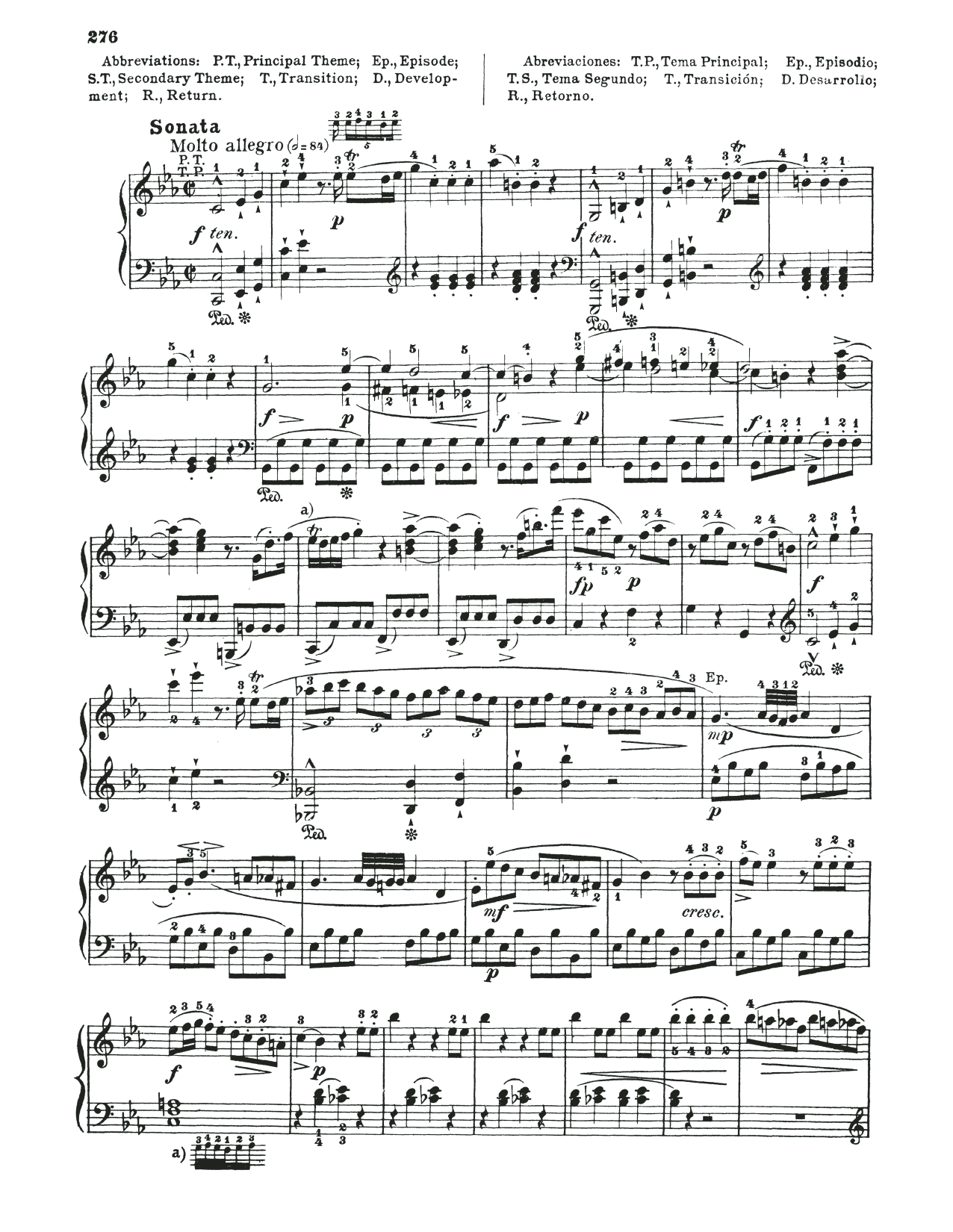 Wolfgang Amadeus Mozart Sonata In C Minor, K. 457 sheet music notes and chords arranged for Piano Solo