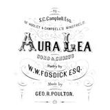 W.W. Fosdick 'Aura Lee' Lead Sheet / Fake Book